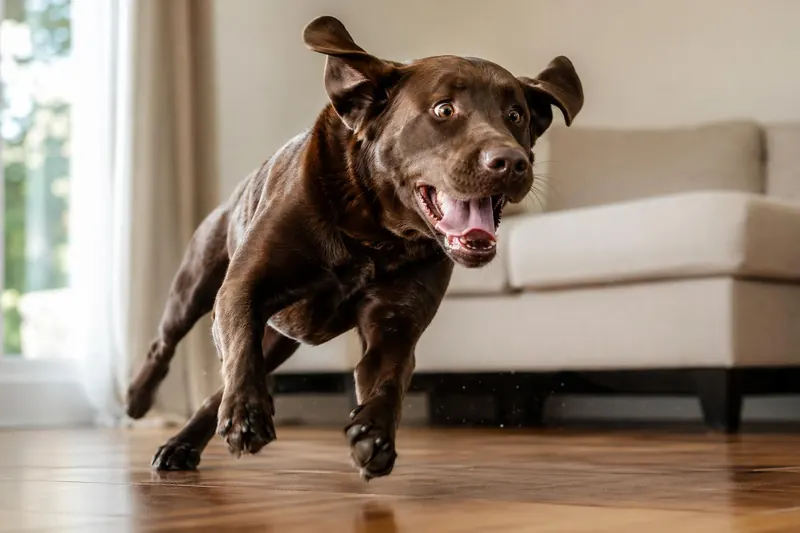 Zoomies : pourquoi votre chien court-il soudain partout ?
