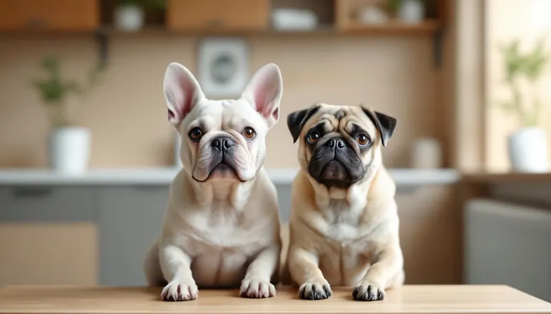 Bouledogue Français vs Carlin : le guide complet pour choisir