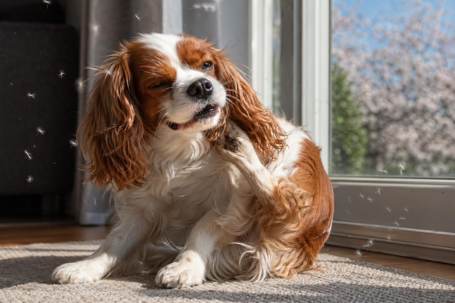 7 segni di allergia stagionale nel cane da riconoscere