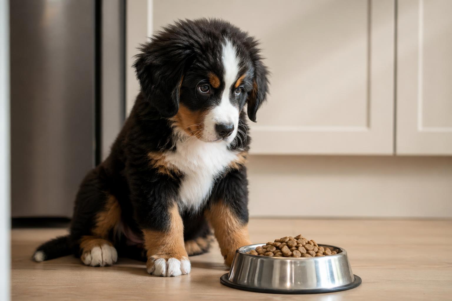 Adoptar buenos hábitos alimentarios cuando llega tu cachorro